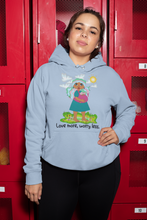 Load image into Gallery viewer, Hoodie &quot;Love more, worry less&quot;.